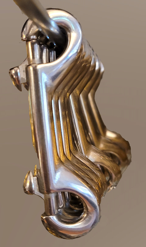 Double End Snap/Nickel 4 1/2"