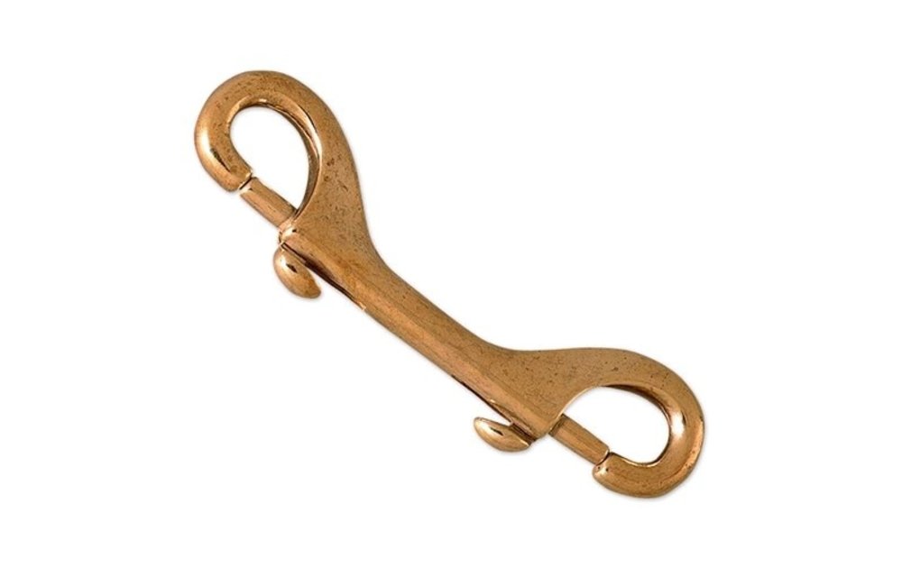 Double End Snaps/Brass 4 1/2"