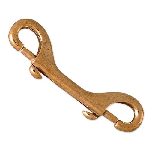 Double End Snaps/Brass 4 1/2"