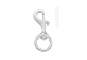 Replacement Snaps Silver Rope Snap - roumd- Hardware