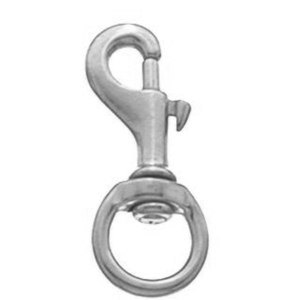 Replacement Snaps Silver Rope Snap roumd Quillin Leather & Tack, Inc