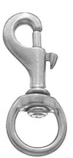 Replacement Snaps Silver Rope Snap - round- Hardware