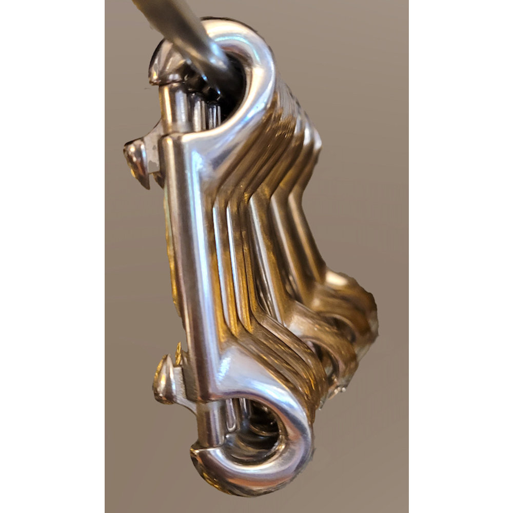 Replacement Snaps Silver Double End Snap Quillin Leather & Tack, Inc