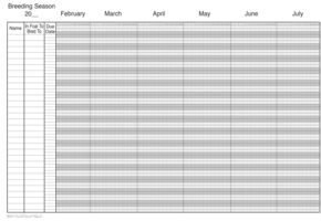 Breeding Wall Charts