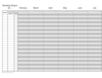 Breeding Wall Charts