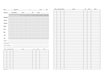 Teasing Sheet - 2 Sided Pack of 25
