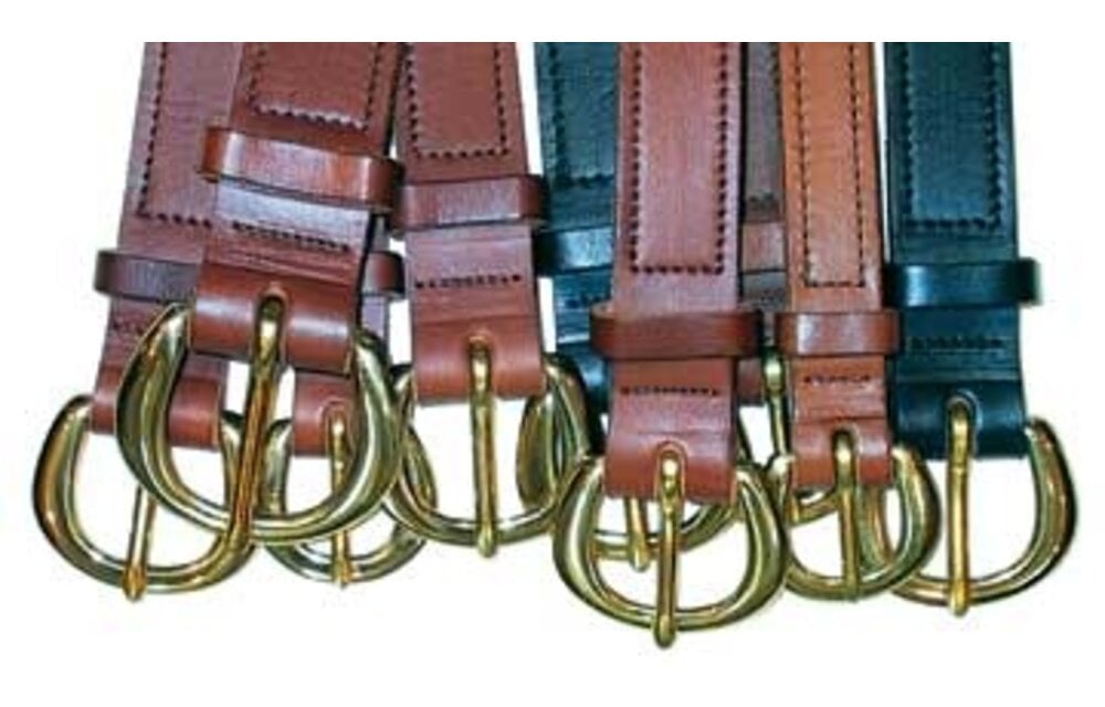 1 1/4" Stitched Halter Plate Belt