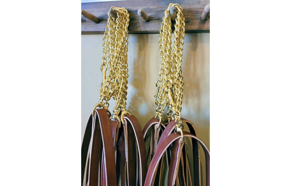 42nd Anniversary Shank - 24 Inch Brass Plated Chain