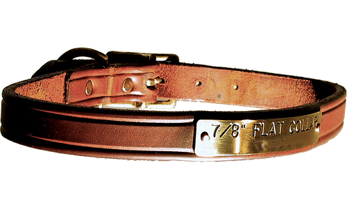 Collar/Flat Dog 5/8 or 7/8" - 1 line