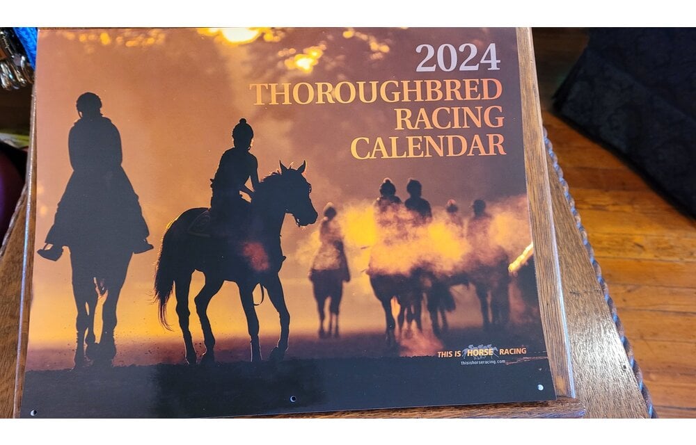 Thoroughbred Racing Calendar Quillin Leather & Tack, Inc