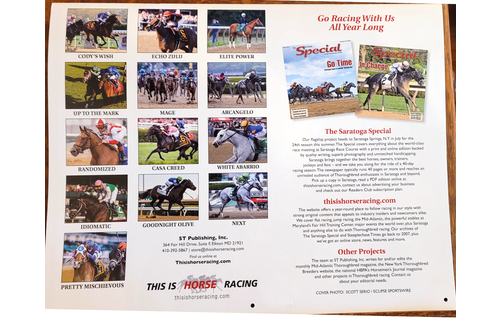 Thoroughbred Racing Calendar/10-204