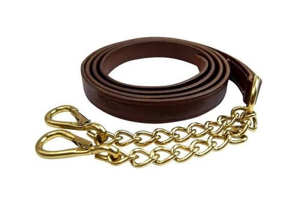 Leather Lead Shank New Market