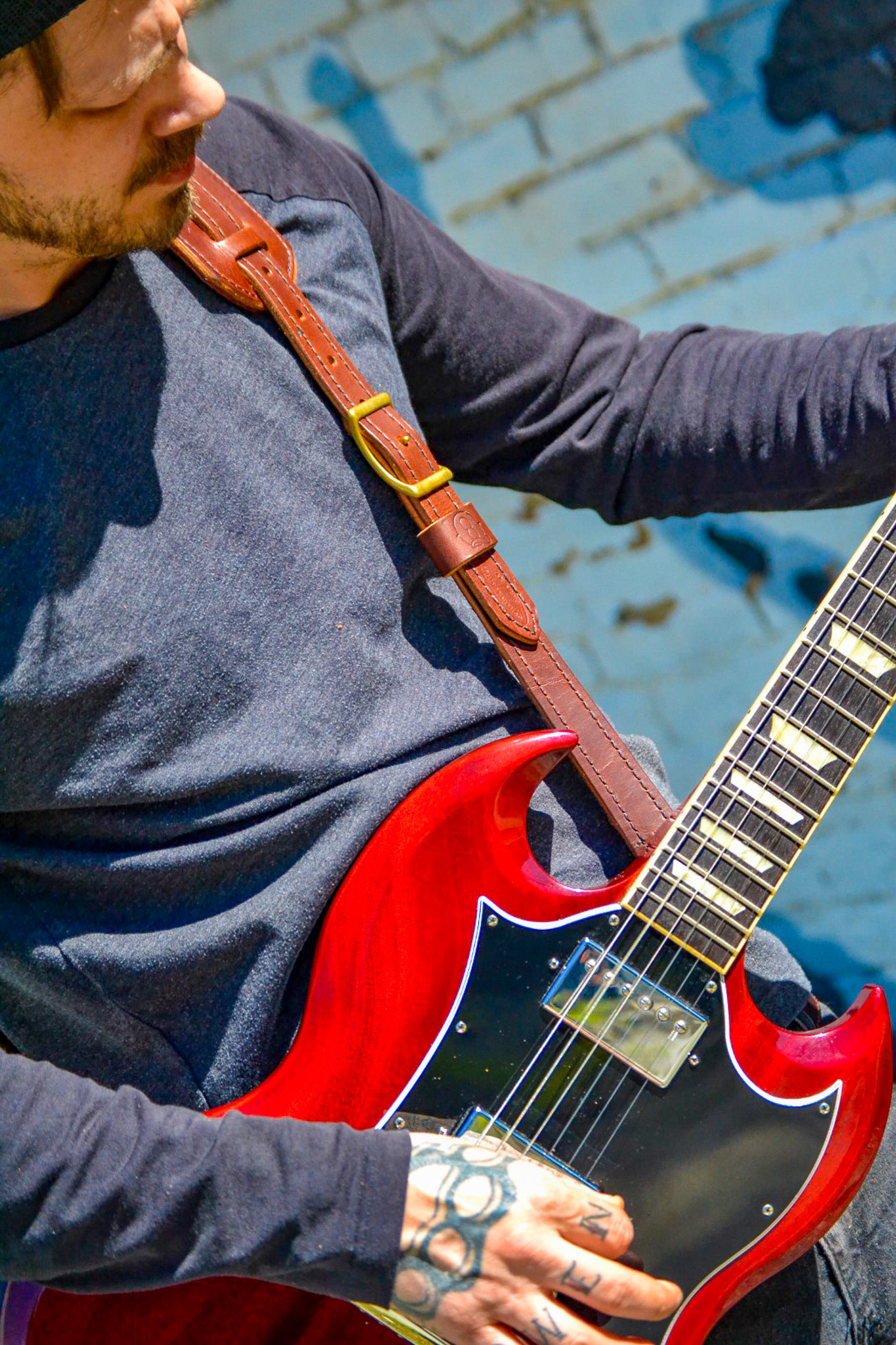 Leather Guitar Pick Holder/QLTPICK