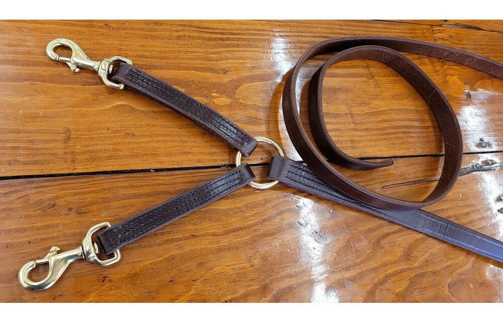 Leather Lead Shank New Market