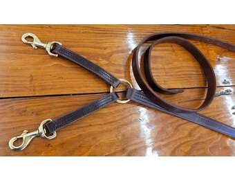 Leather Lead Shank New Market