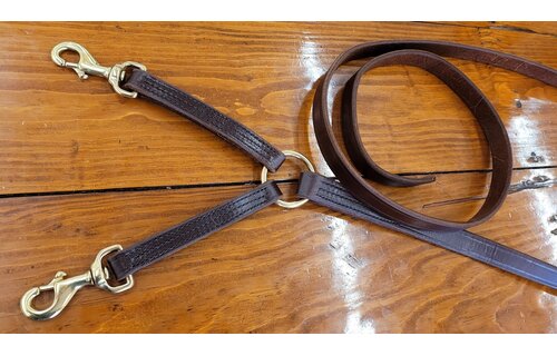 Leather Lead Shank New Market