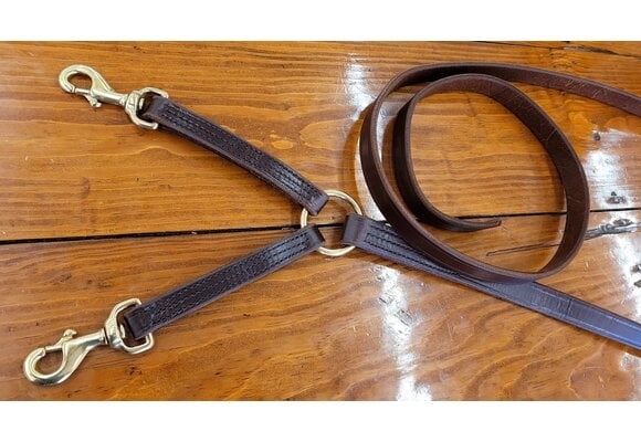 Leather Lead Shank New Market