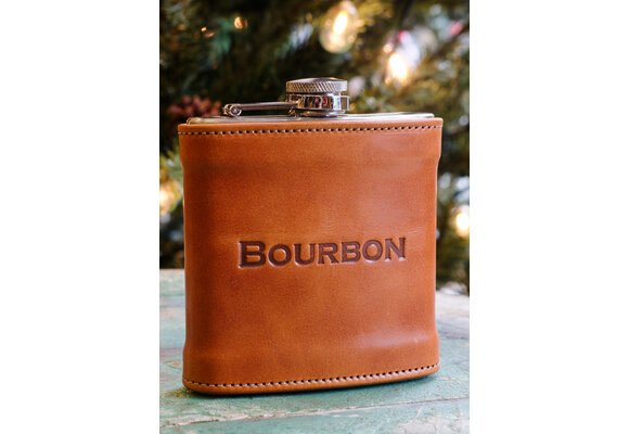 Kentucky Leather Covered Flask