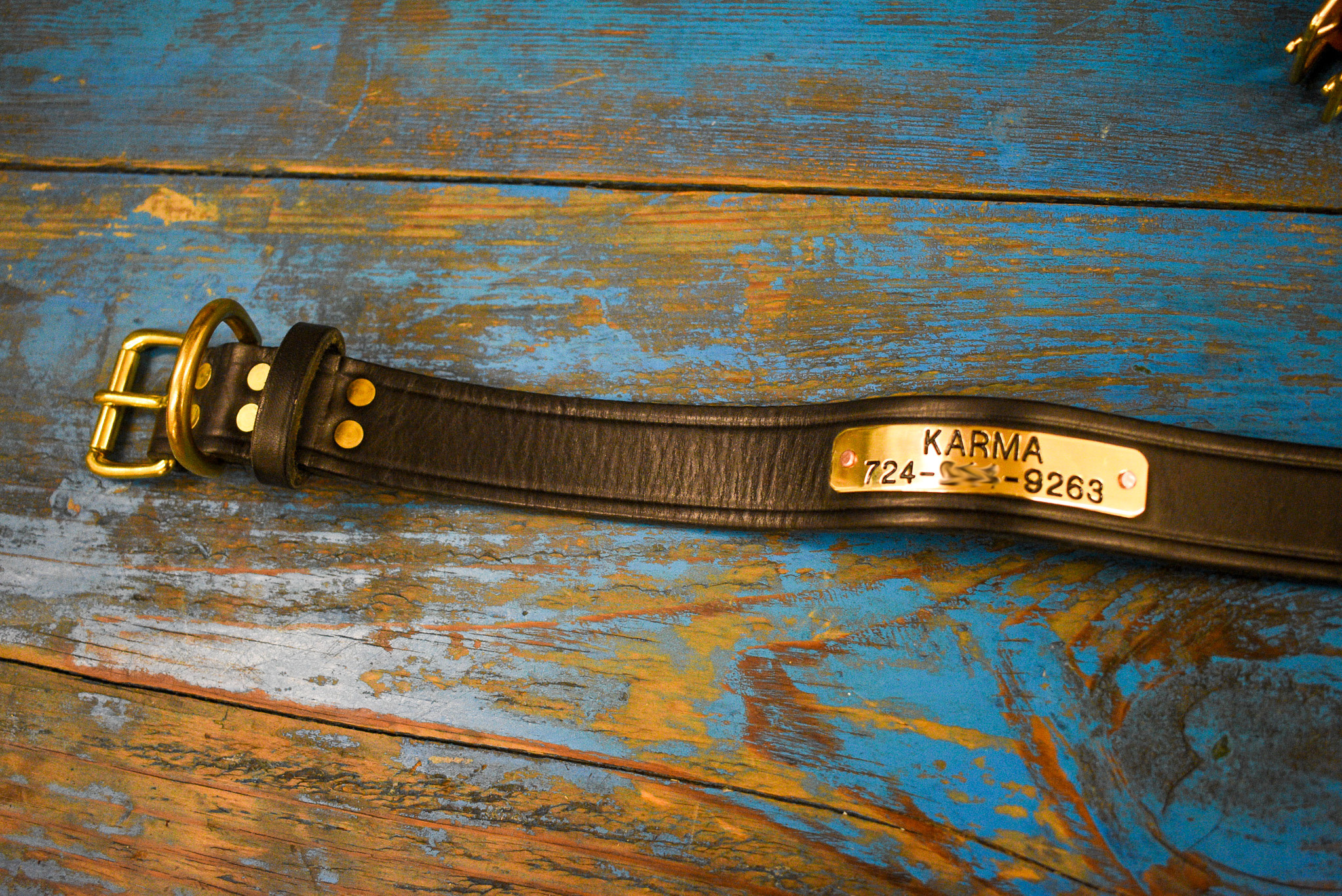 Collar/Flat Dog 5/8 or 7/8" - 1 line