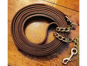 Leather Stallion Shank