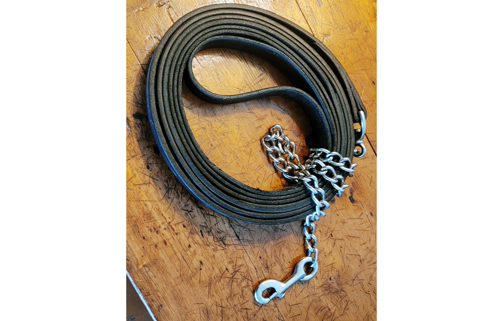 Leather Stallion Shank