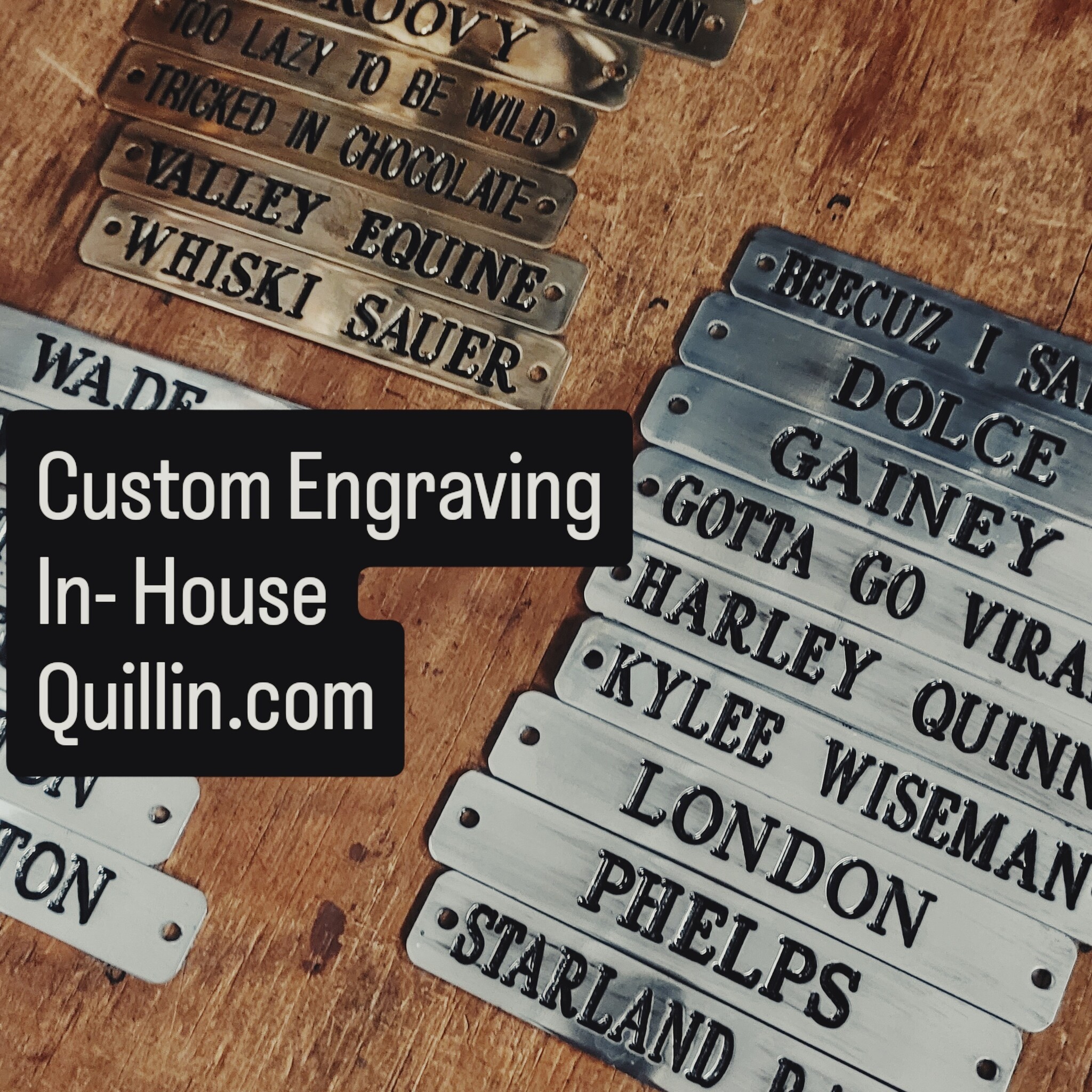 Quillin Engraved Name Plates