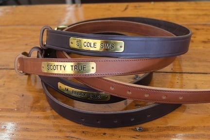 Creased Kentucky Belt 1 1/4"