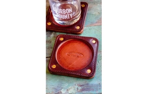 Kentucky Leather Covered Flask