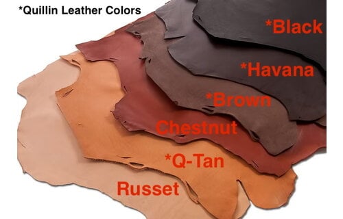 Leather Key Q Tag w/ Snap