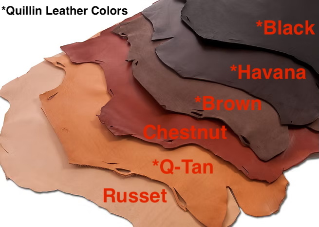 Leather Key Q Tag w/ Snap