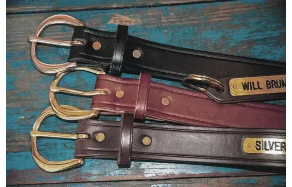 Belt 1 1/2" Creased
