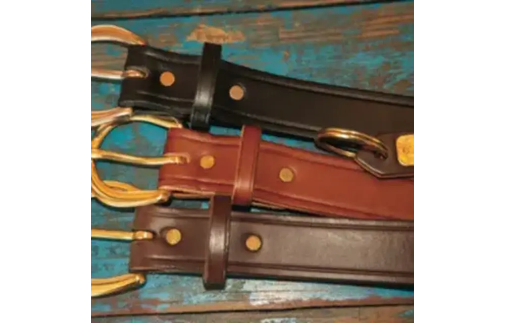 1" Creased Halter Plate Belt