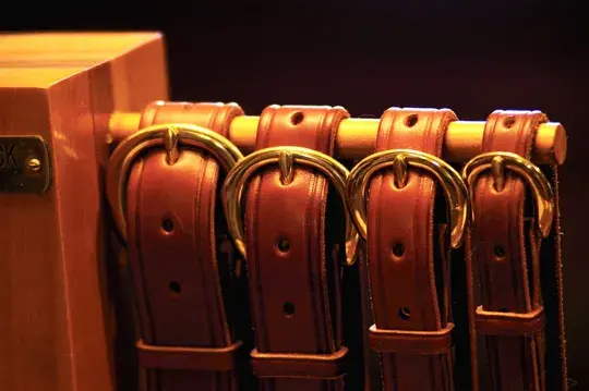 Creased Belt 1 inch Halter Makers