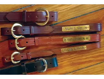 Creased Belt 1 inch Halter Makers