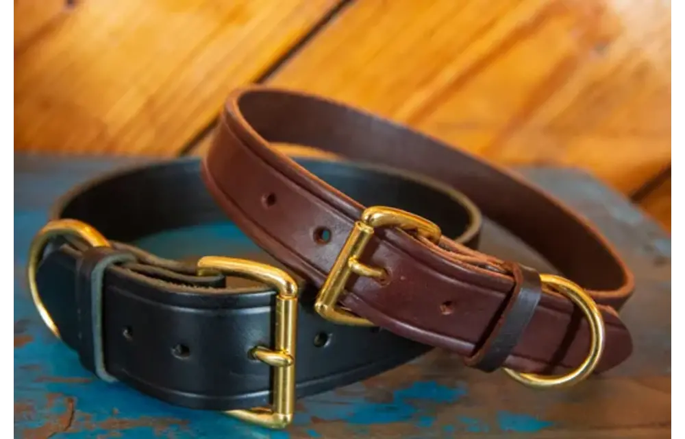 Leather Large Dog Collar