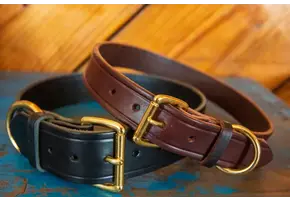 Leather Large Dog Collar