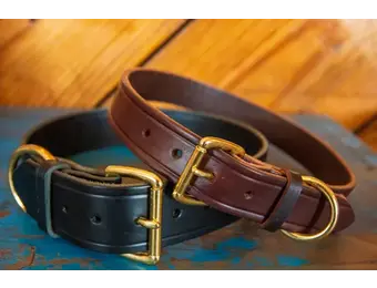 Leather Large Dog Collar