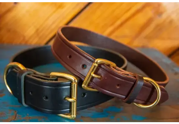 Leather Large Dog Collar