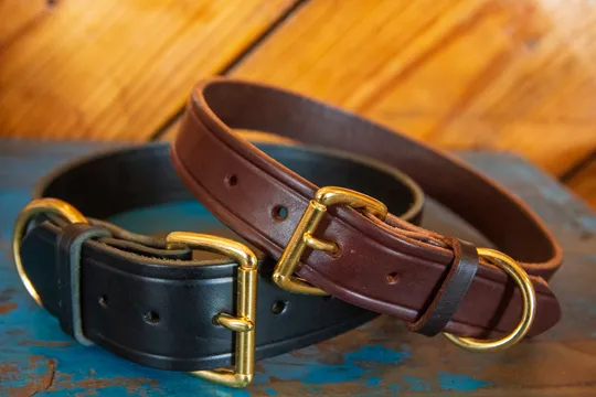 Leather Large Dog Collar
