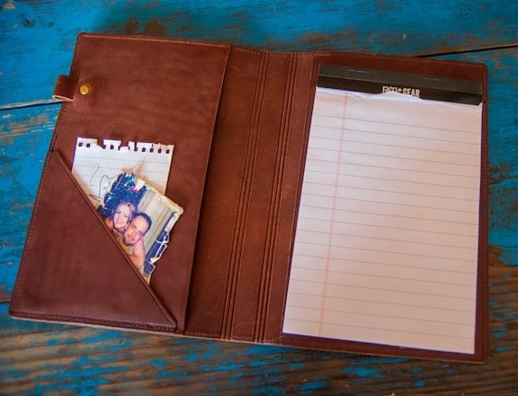 Quillin Leather Note and Legal Pad