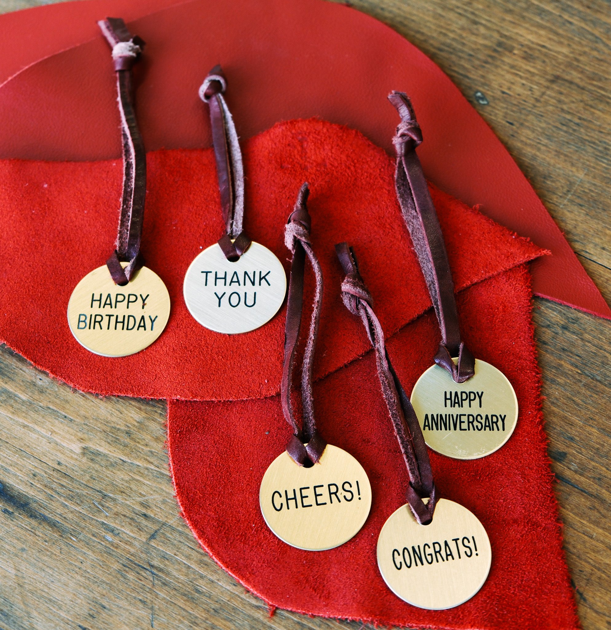 Burlap and Brass Spirit Gift Bag