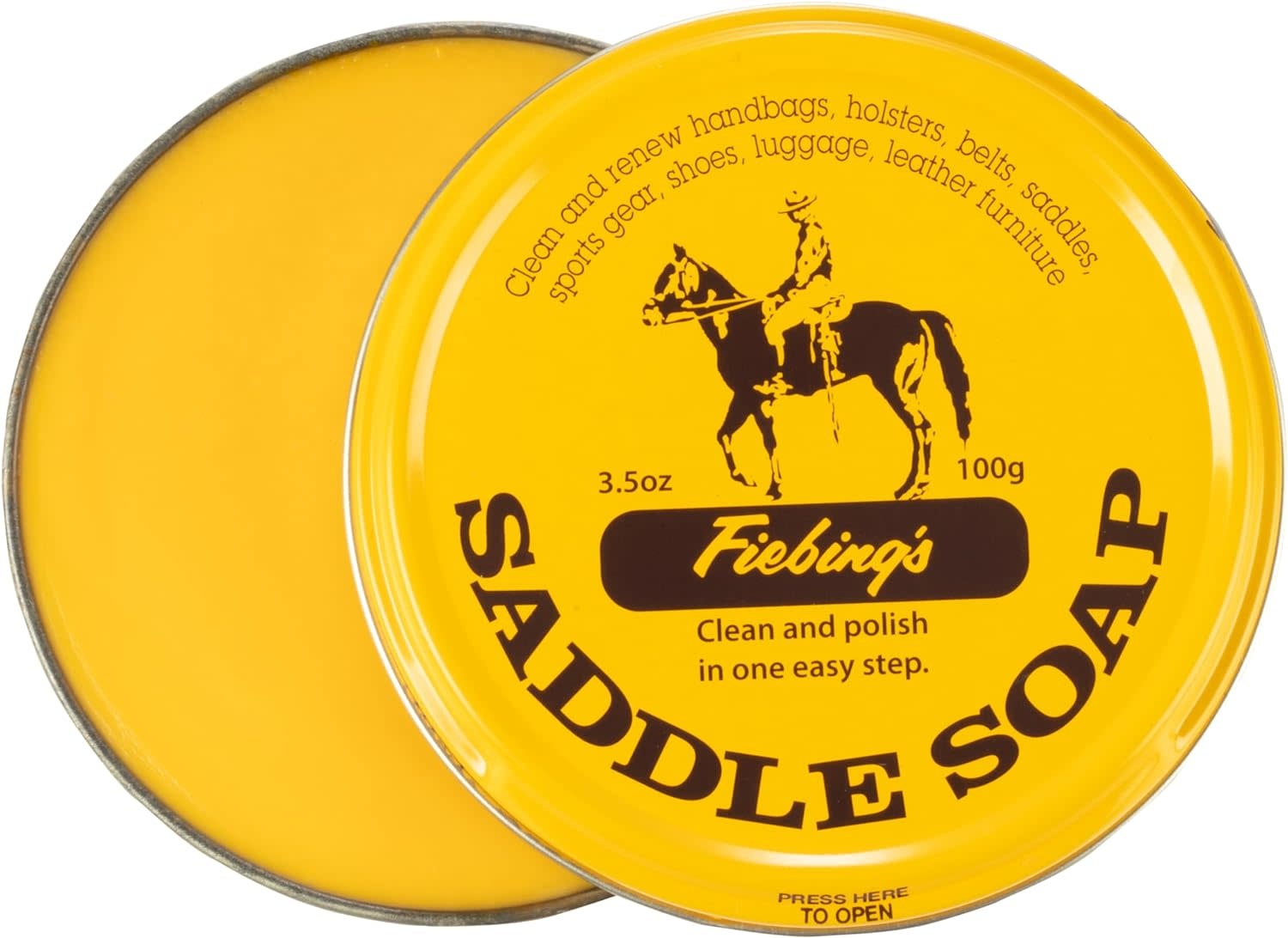 Saddle Soap/Can Fiebings/Yellow12 oz./45-130