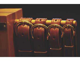 Creased Kentucky  Belt 1 1/4"