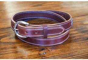 1 inch Halter Maker Belt With White Stitching