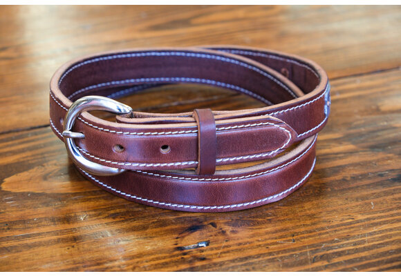 1 inch Halter Maker Belt With White Stitching