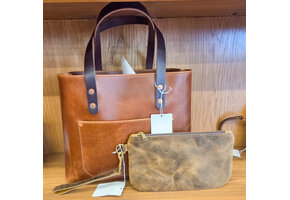 Handcrafted Kentucky Leather Tote