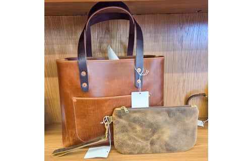 Handcrafted Kentucky Leather Tote
