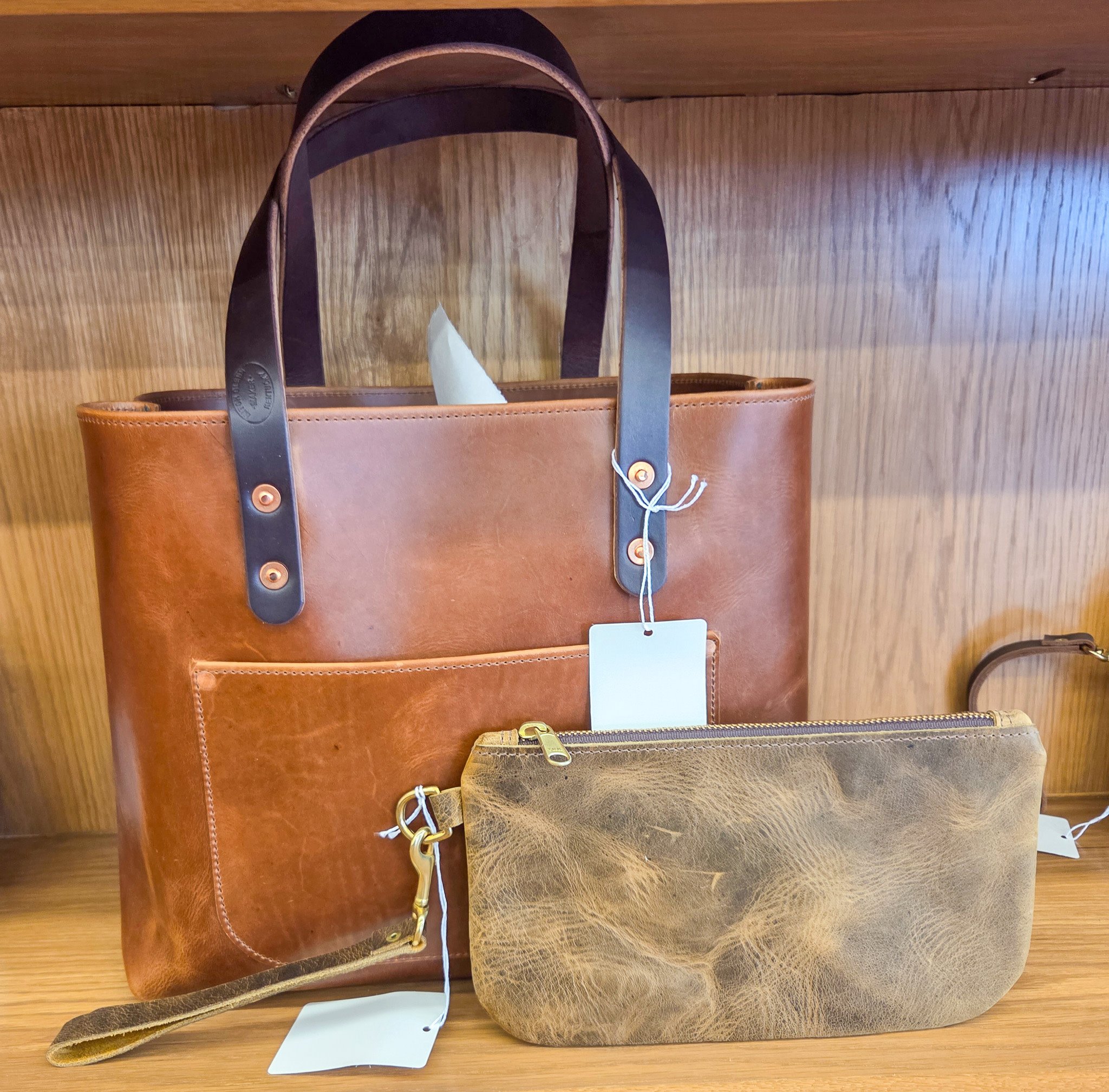 Handcrafted Kentucky Leather Tote