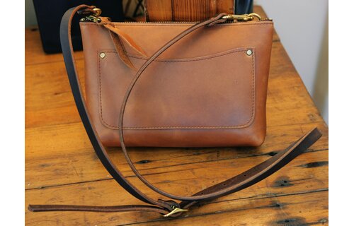 Leather Crossbody Bag/10-516