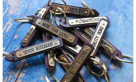 Quilln custom engraved key rings